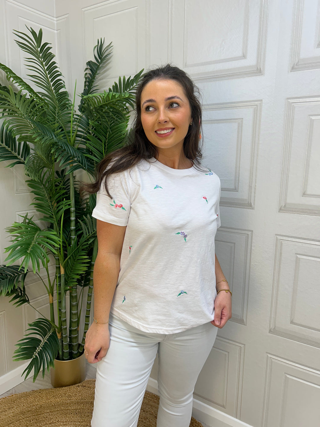 Numph Nusuis Bright White T-Shirt