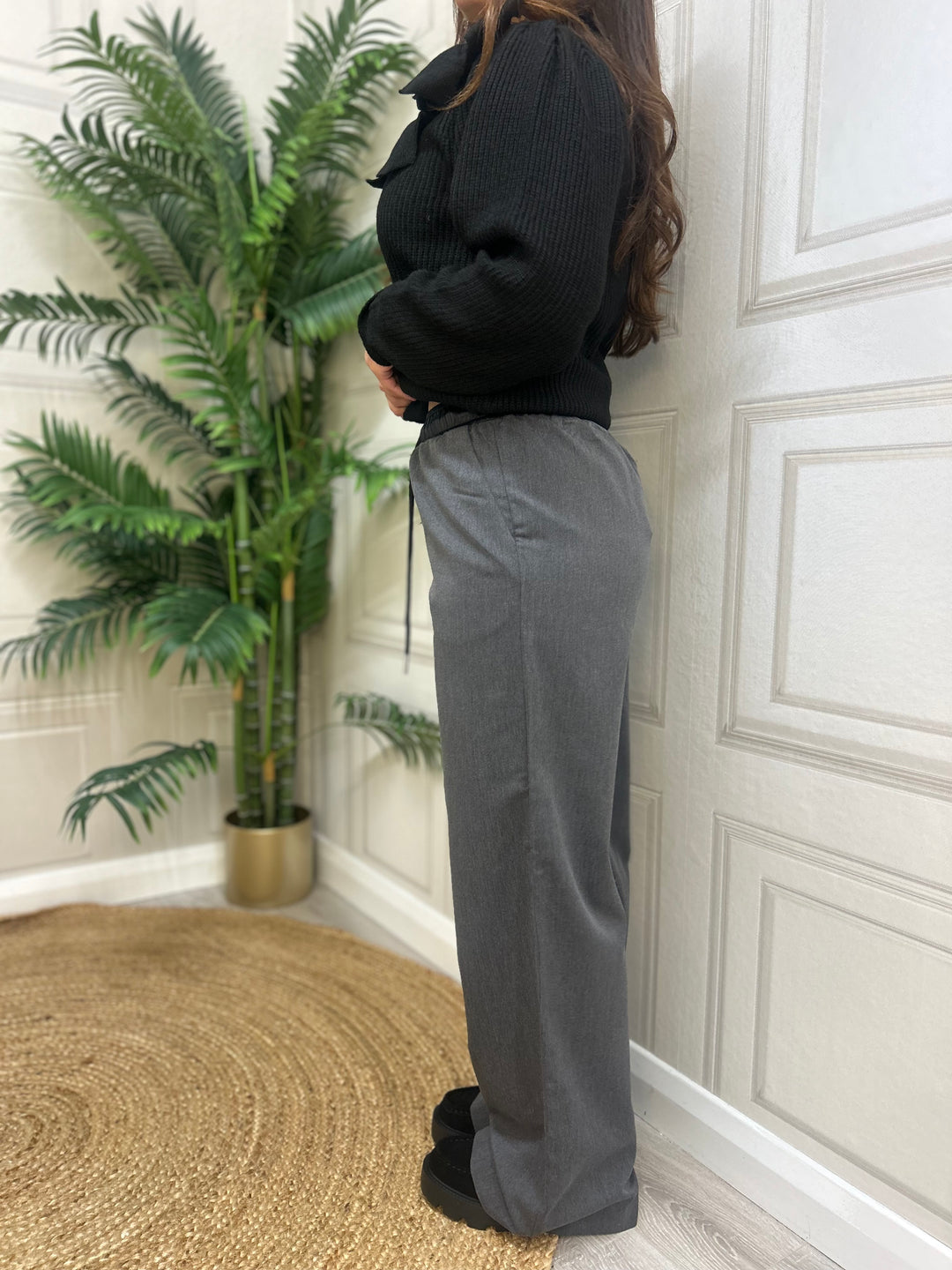 Kaffe KAnevil Pants Dark Grey
