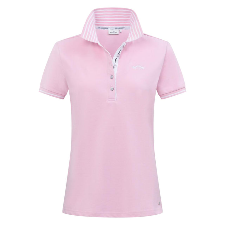 HV Society Mackenzie Polo Shirt | Soft Pink