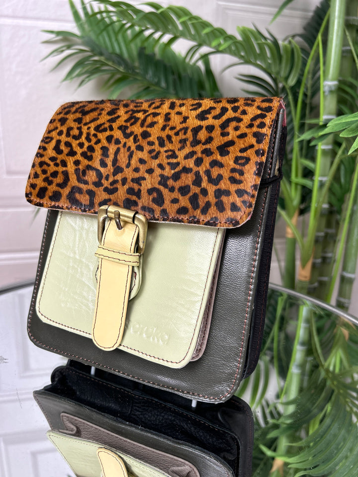 Soruka (83023) Multi Coloured Animal Print Crossbody Bag