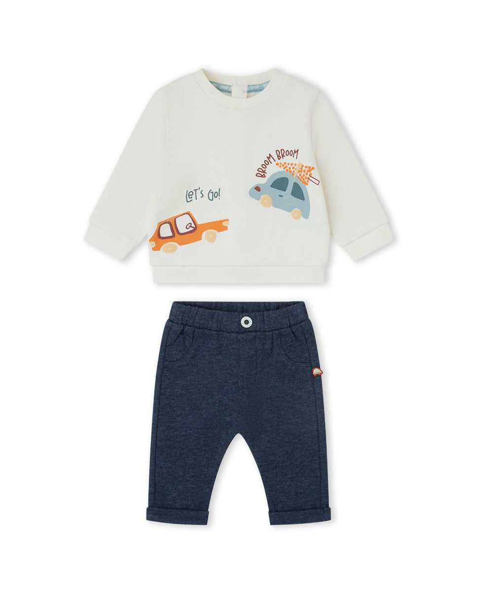 Yatsi Baby Boy Broom Broom 2 Piece Set
