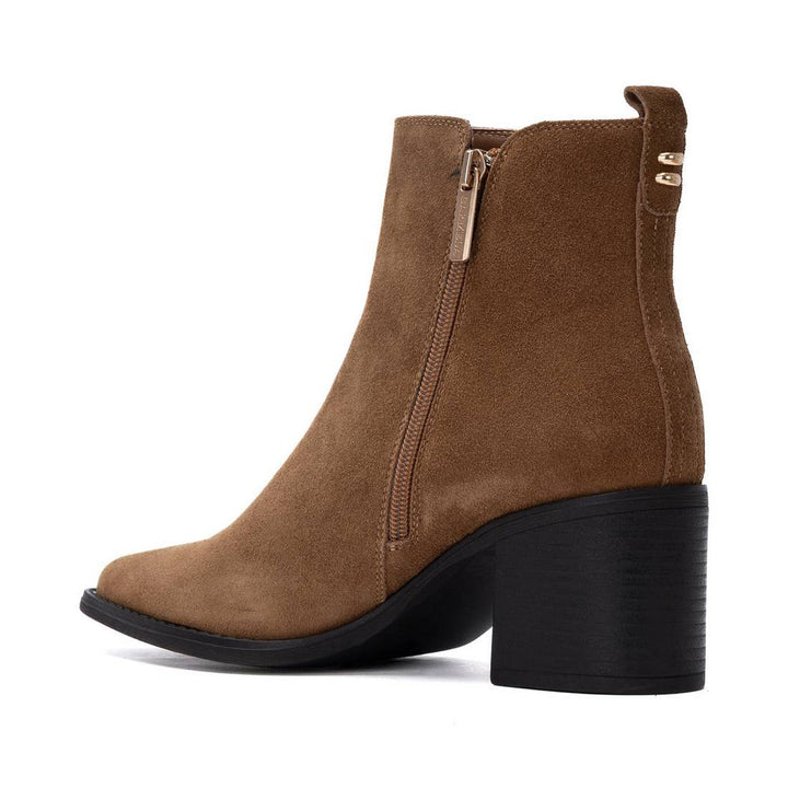 Carmela Botin Camel Suede Boots | 16425704