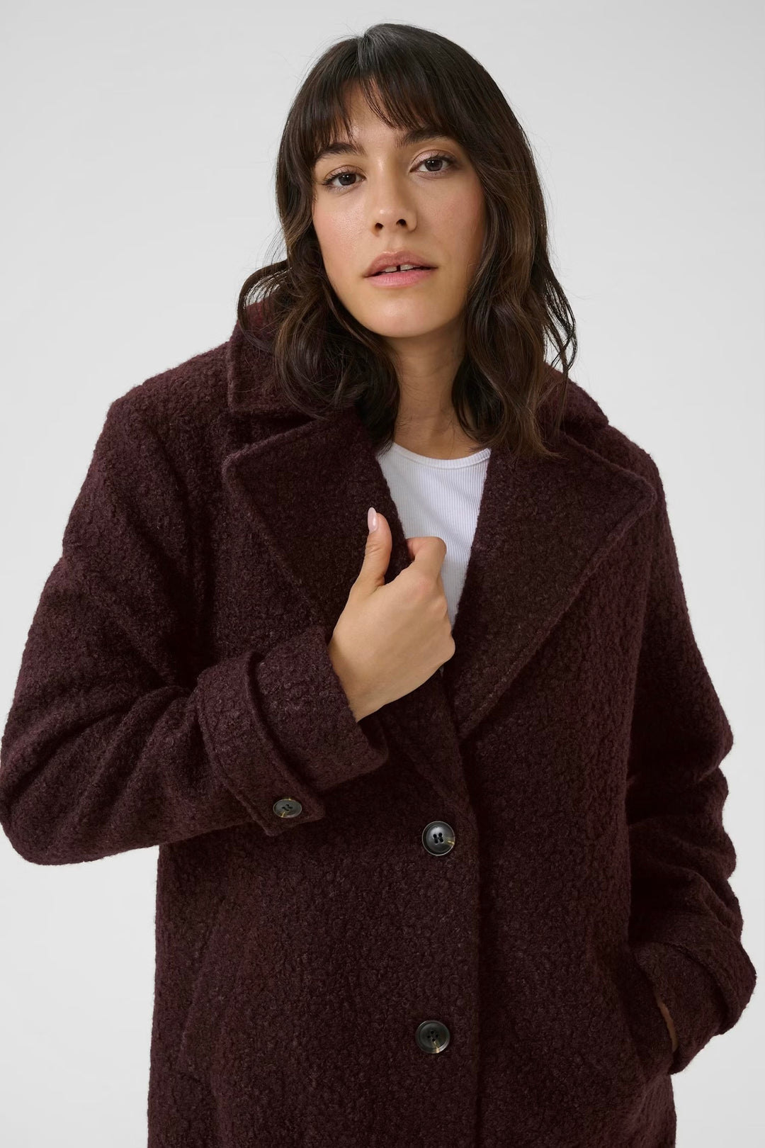 Kaffe KAanne Coat Fudge