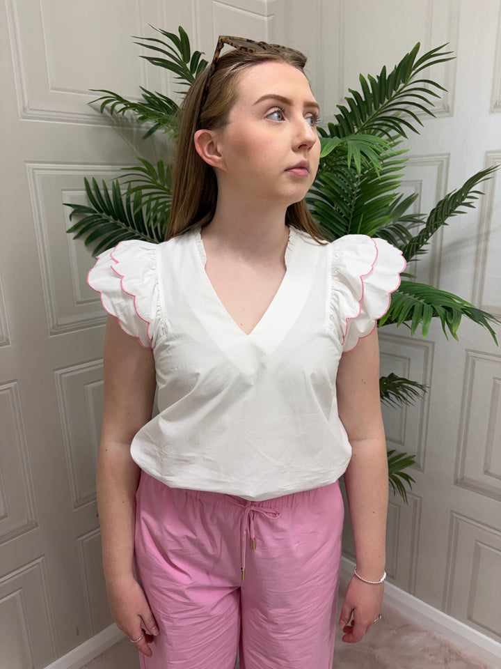 Numph Nusienna Top | Bright White