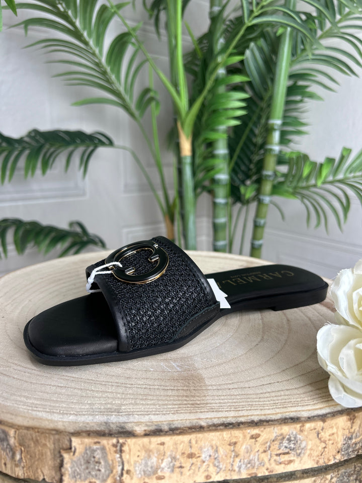 Carmela Sandalia Sra Tex Negro Sandal | 163281