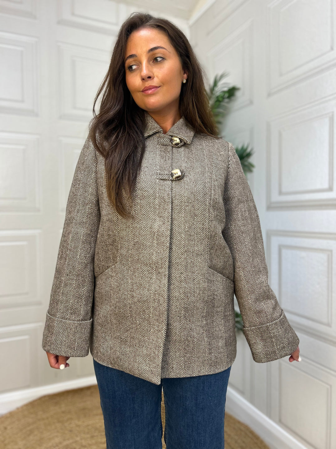 Numph Nuraven Black Coffee Jacket