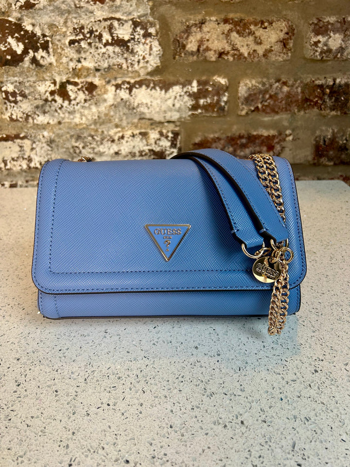 Guess Noelle Stormy Blue Crossover Bag