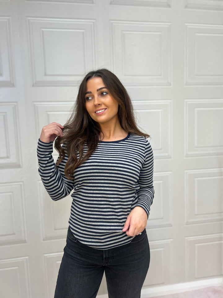 Numph Numelany Ls Blouse Dark Sapphire
