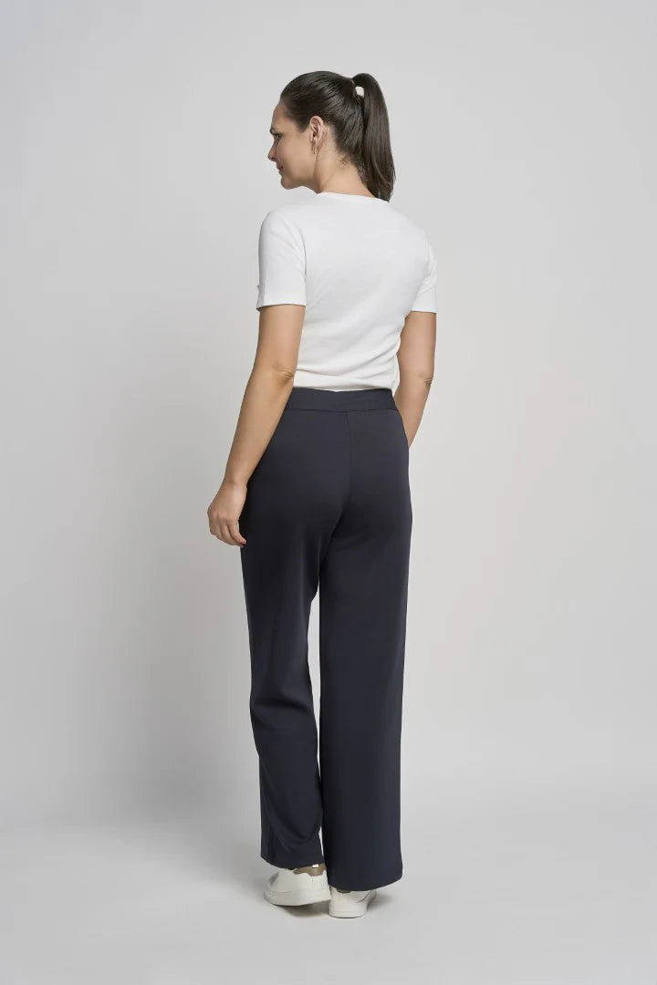 Pinns Super Soft Wide Leg Cargo Trouser | 729T Navy
