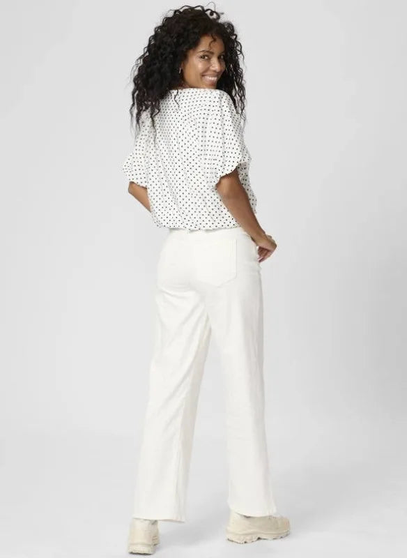 Kaffe KAgwen Blouse Chalk Black Dot