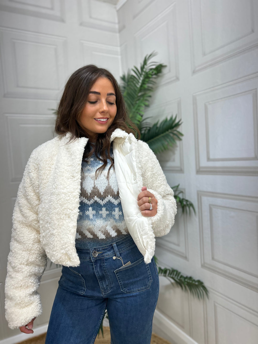 Goa Goa Berlin White Reversible Coat