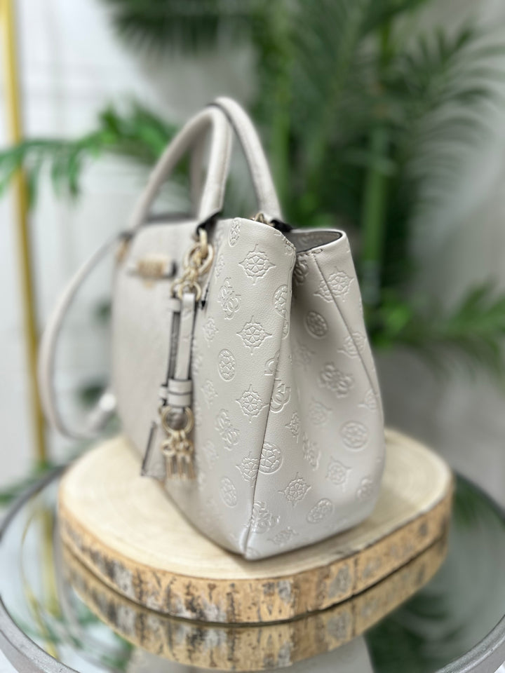 Guess Carmella Bone Logo Girlfriend Handbag