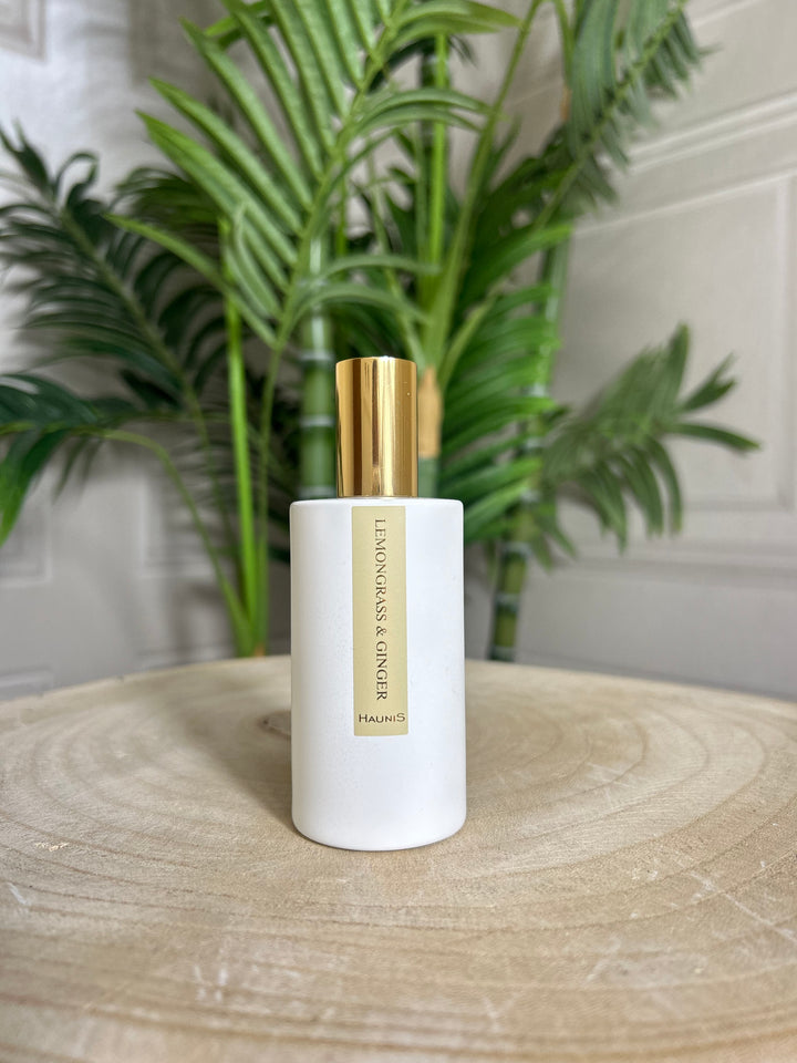 Haunis Diffuser &amp; Room Spray Gift Set | Lemongrass &amp; Ginger