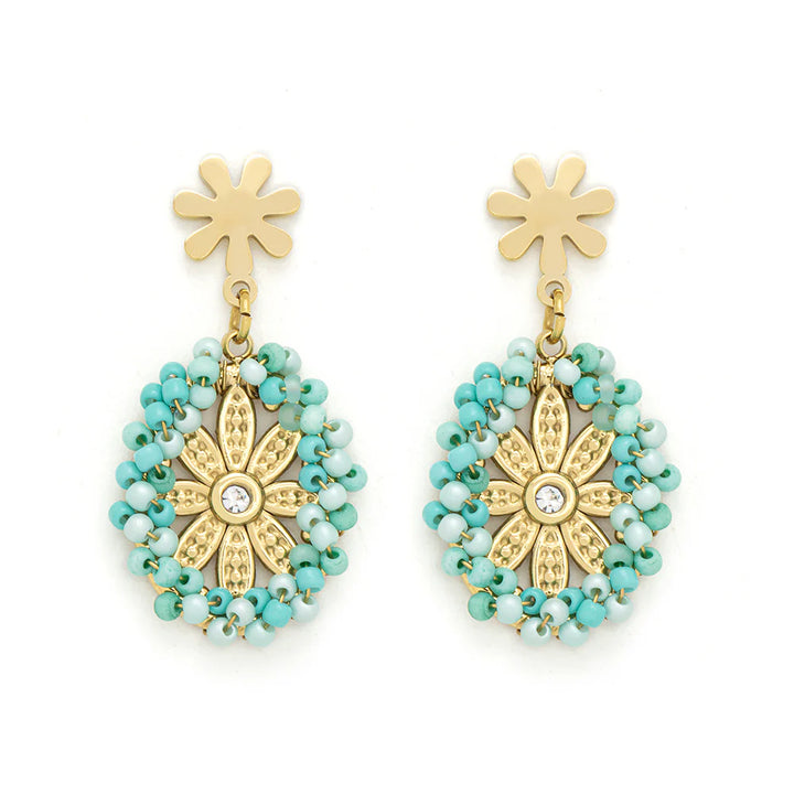 Knight &amp; Day Appoline Turquoise Earrings