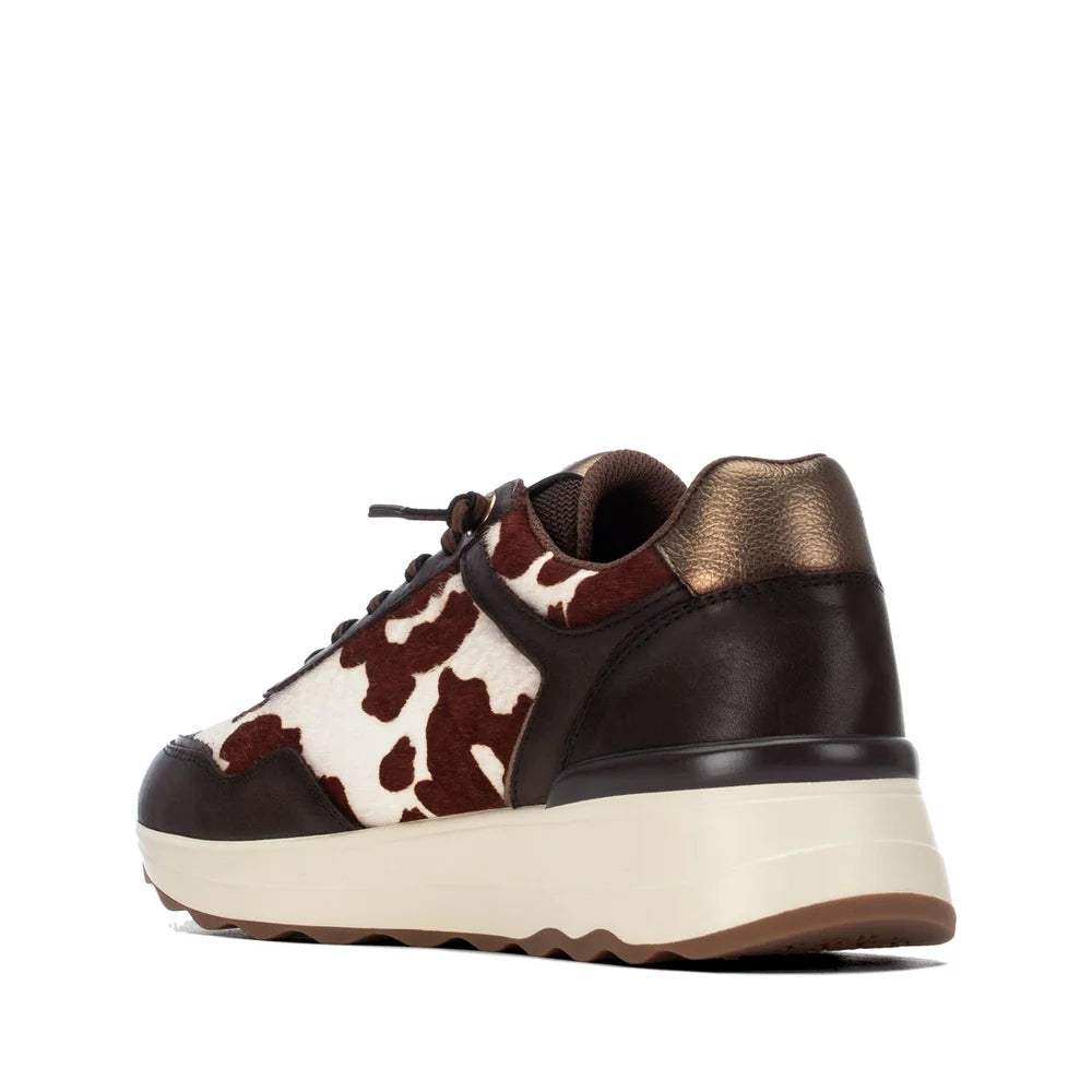 Carmela Zapato Piel Marron Sneaker | 16436002