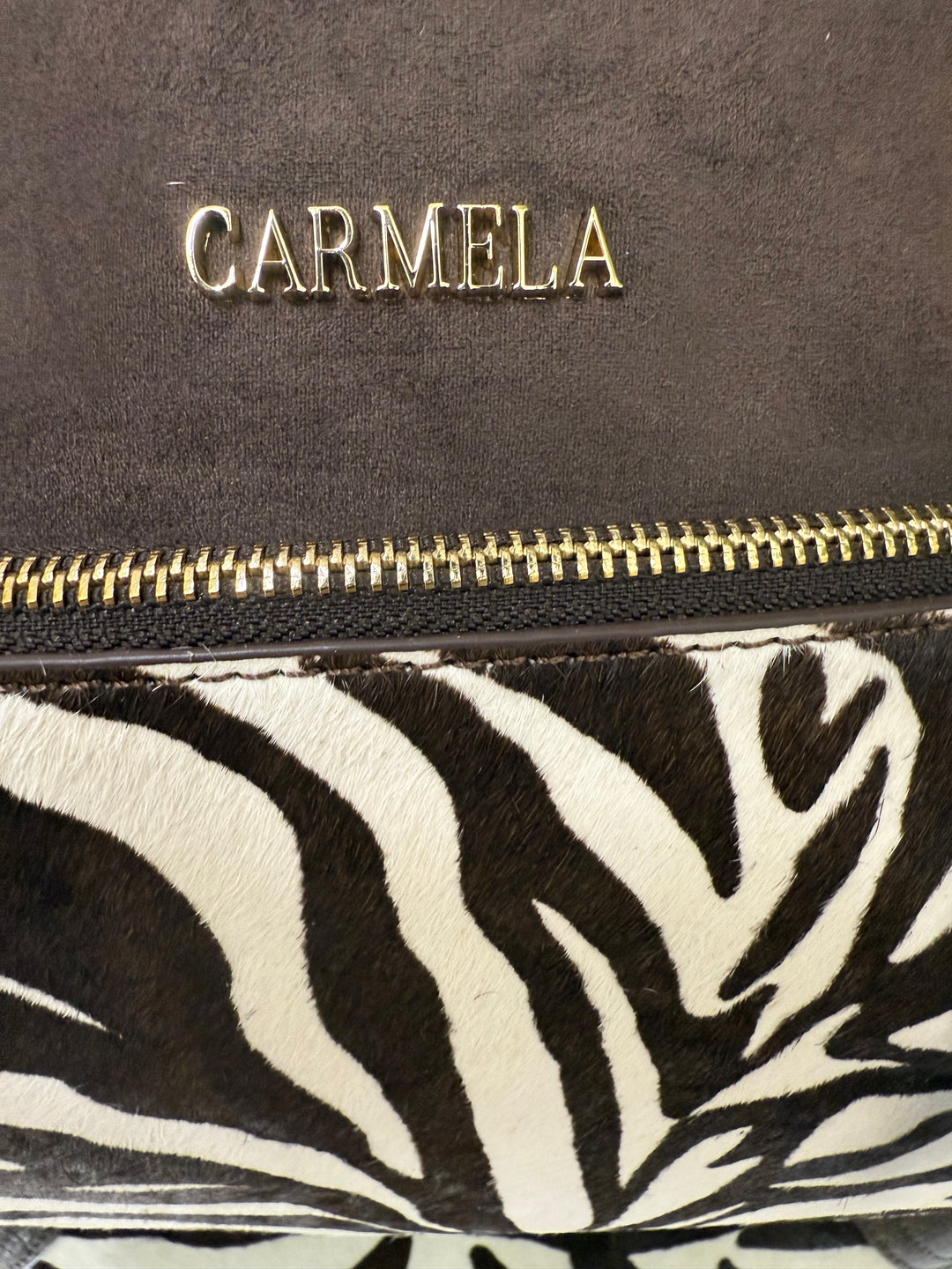 Carmela Animal/Chocolate Brown Bag 186183