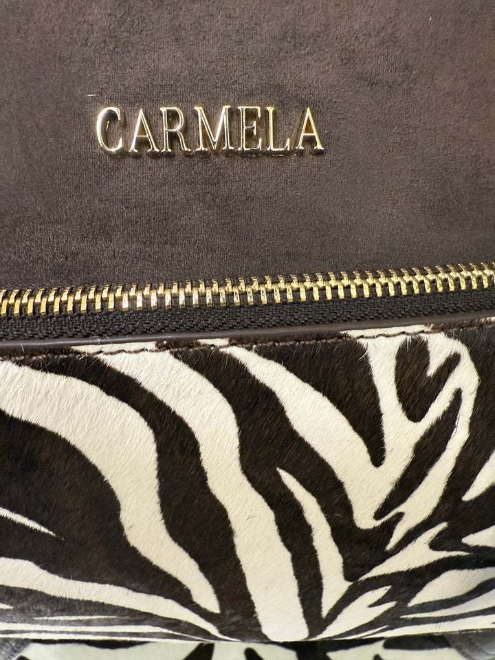 Carmela Animal/Chocolate Brown Bag 186183
