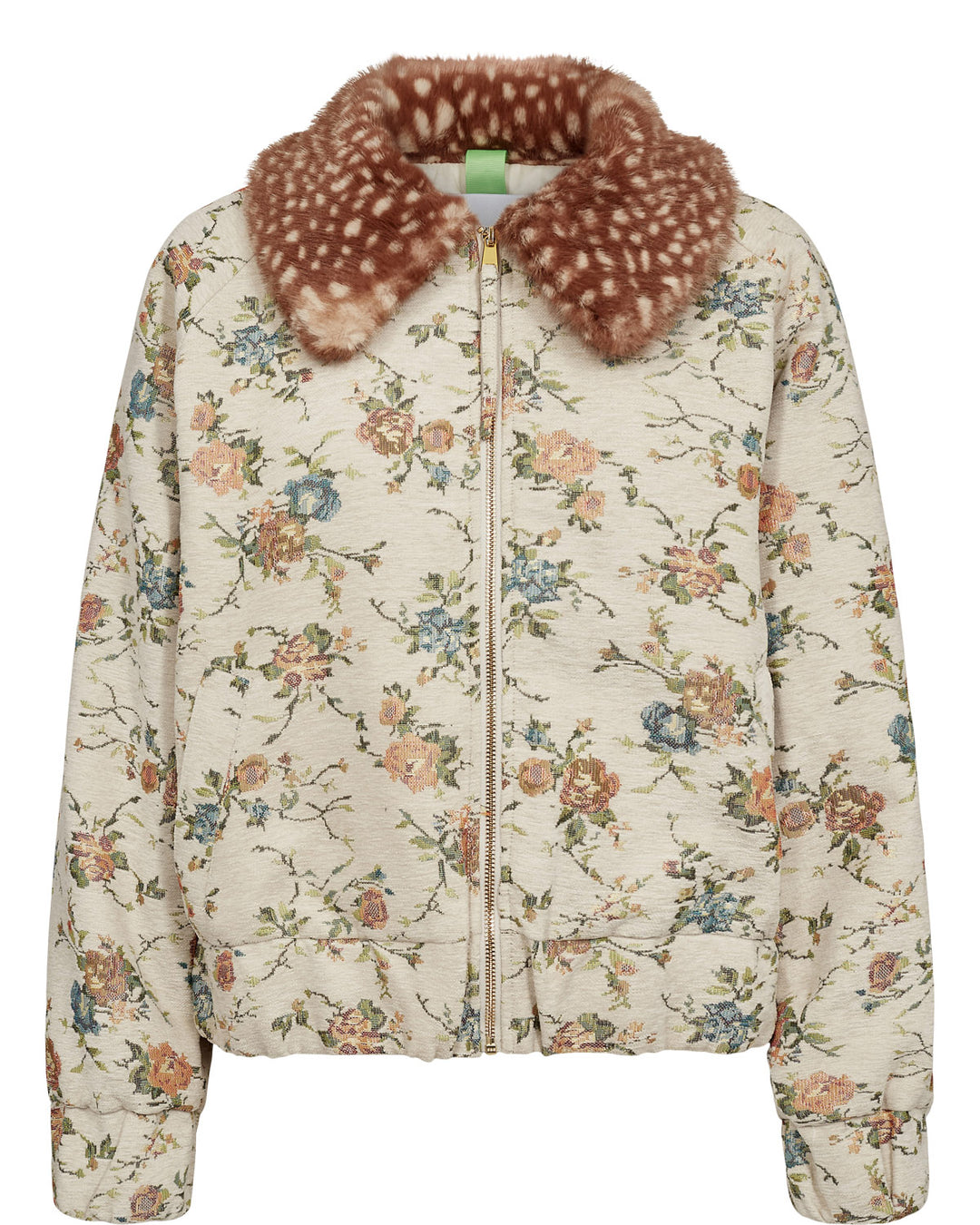 Numph Nudeeris Bomber Jacket White Cap Grey