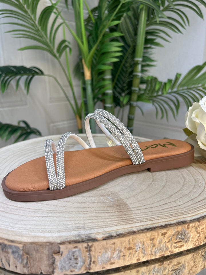 Marila Daka Brillante Plata Sandal