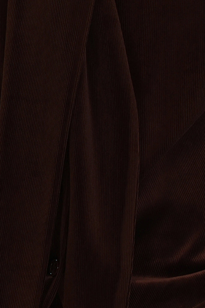 Traffic People Brown Kick Flare Trousers