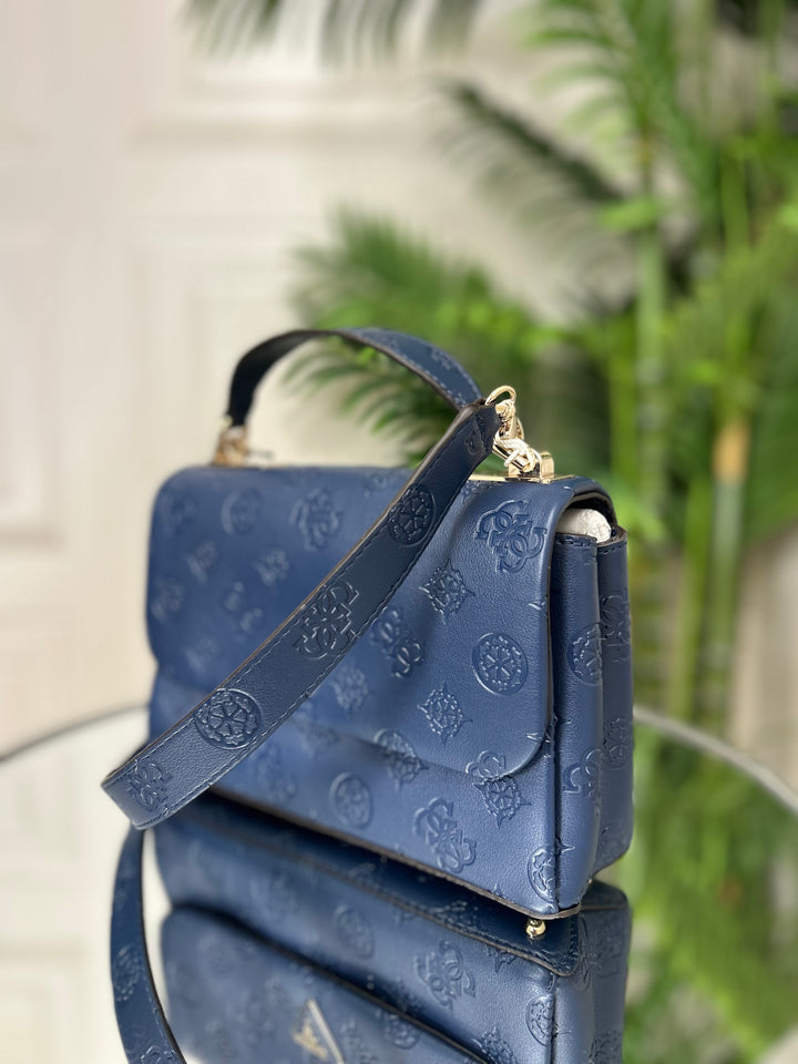 Guess Tisha Midnight Logo Crossbody Bag