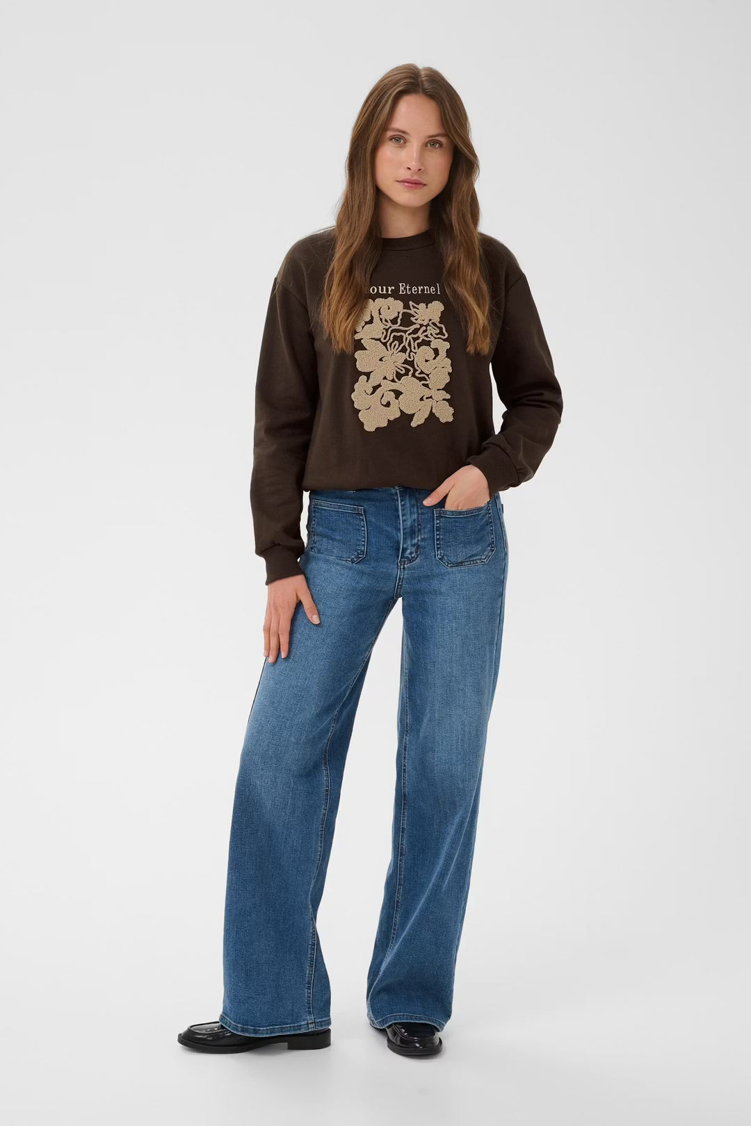 Kaffe Karoseanne Coffee Bean Sweatshirt