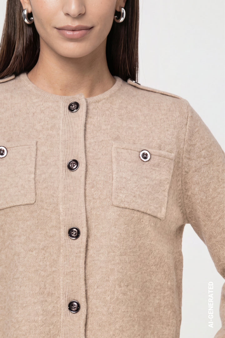 Monari Cardigan With Pockets | Sesame