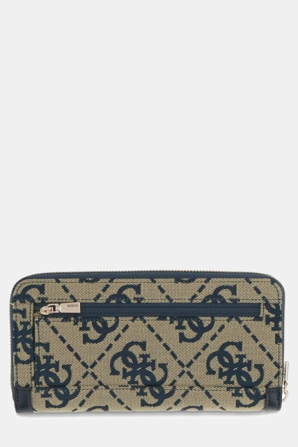 Guess Audrey Navy Logo Large Purse