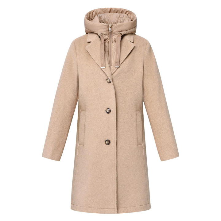 HV Society Jennifer Wool Mix Coat | Camel