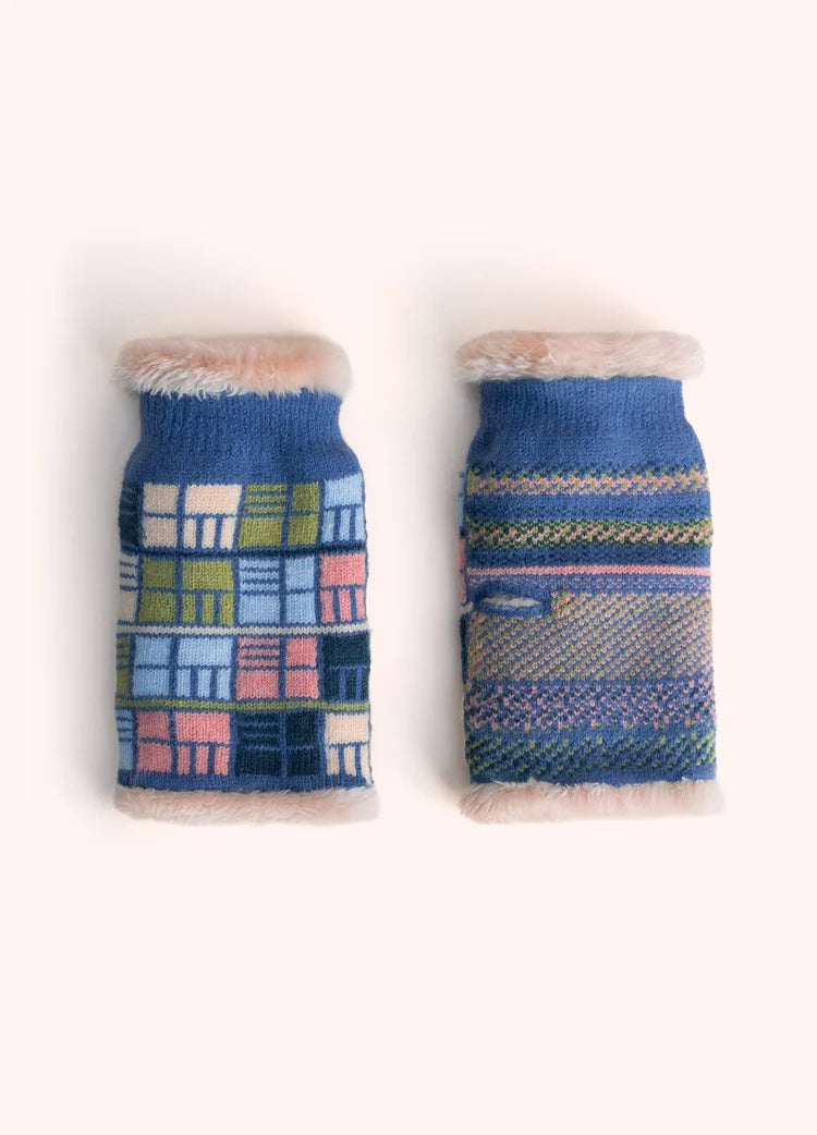 Powder Dani Wrist Warmers | Denim Mix