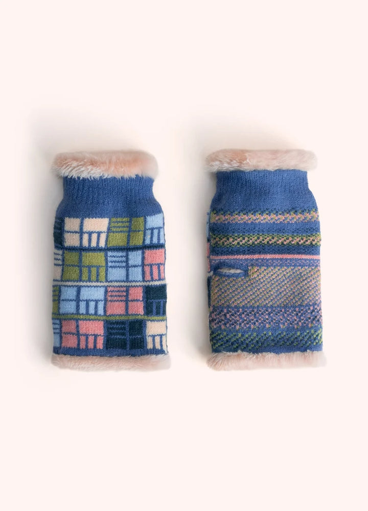 Powder Dani Wrist Warmers | Denim Mix