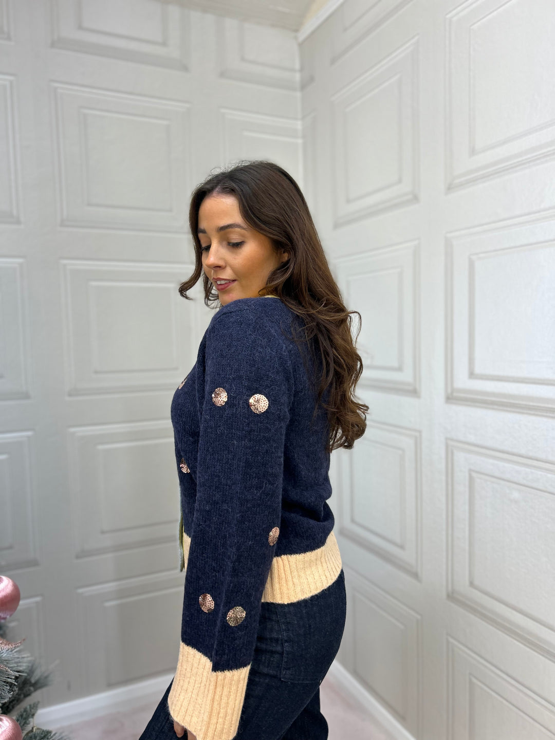 Numph Nuatmy Cardigan Dark Sapphire