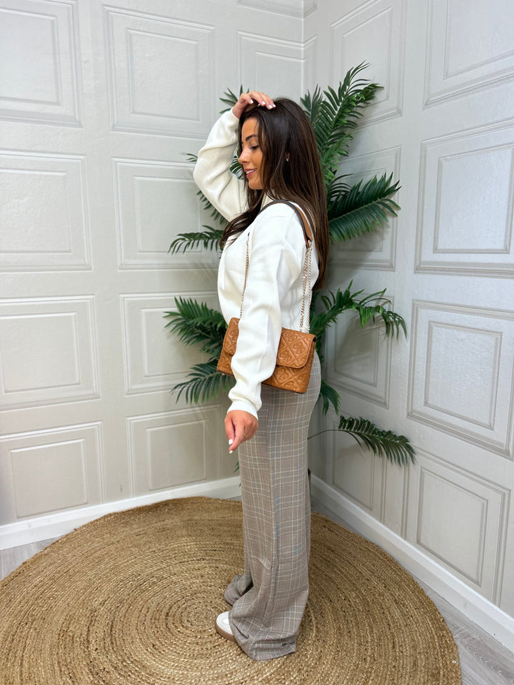 Tiffosi Panny Check Lady Trousers
