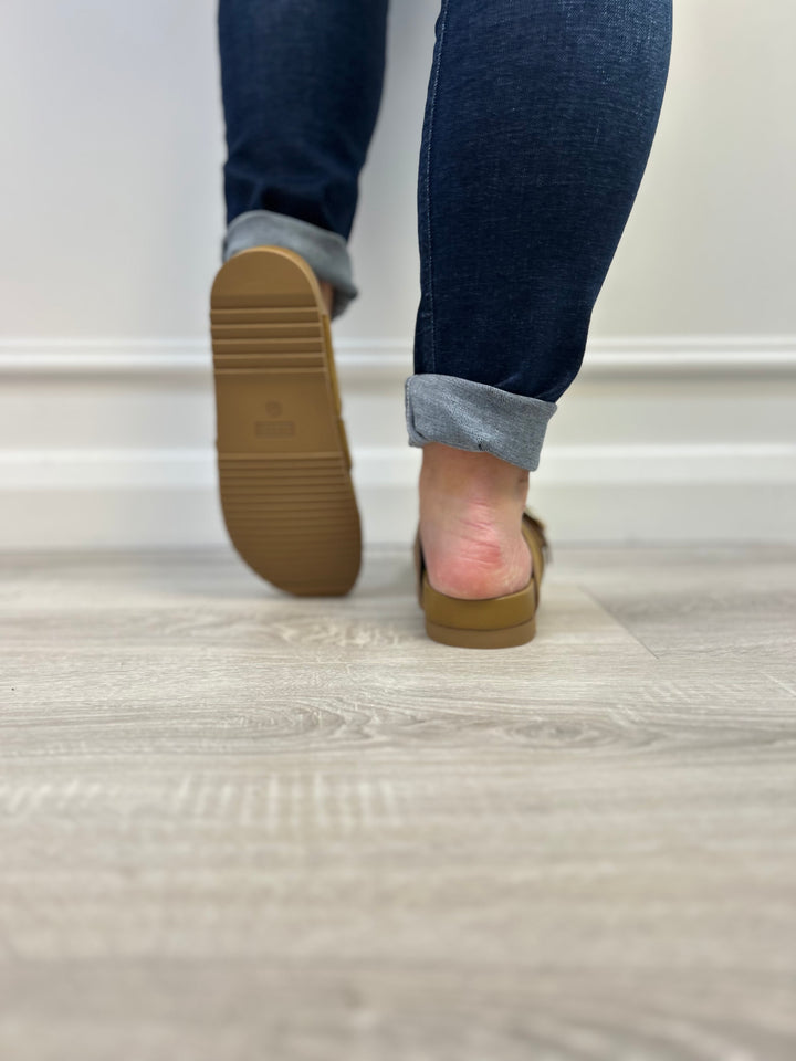 Guess Galavanta Brown Mules