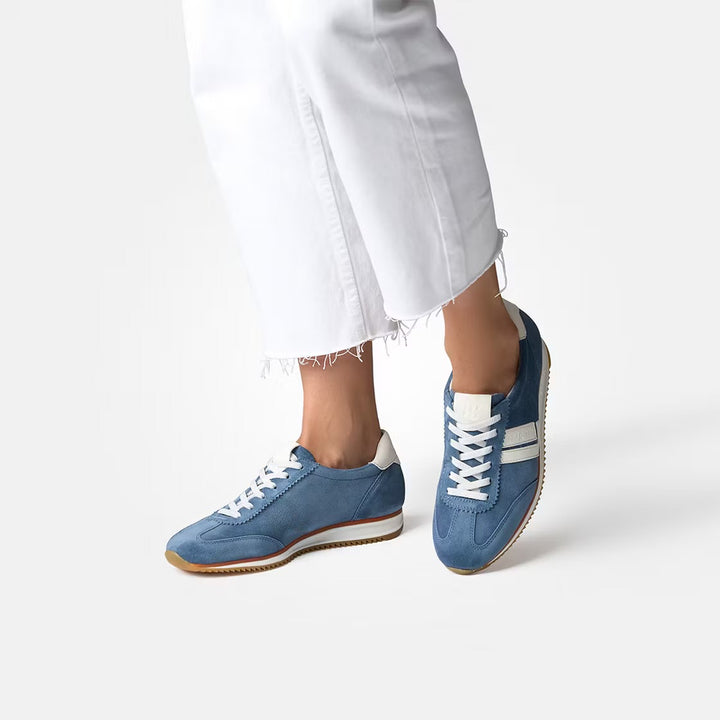 Paul Green Suede/Star Nappa Lake/Cream Sneaker