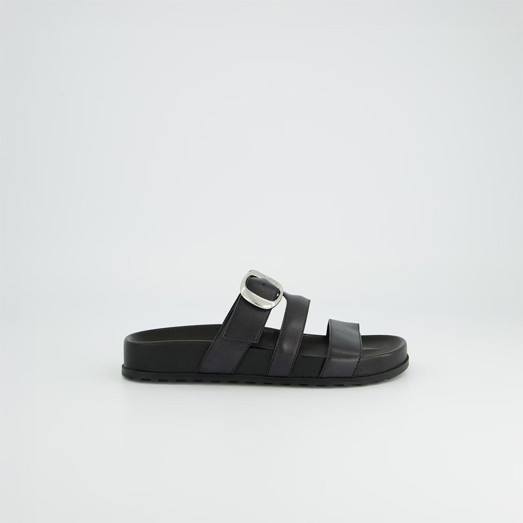 Paul Green Soft Calf Black Sandal
