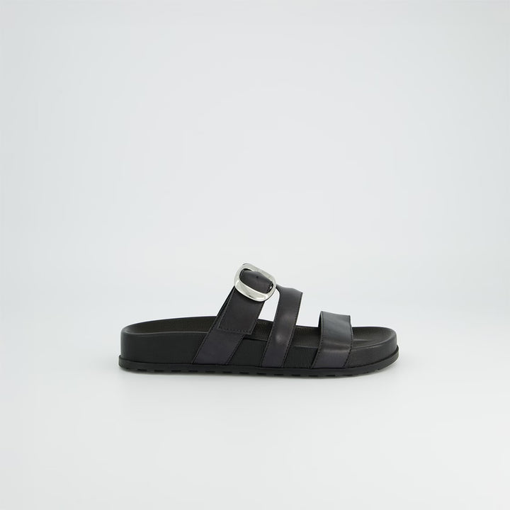 Paul Green Soft Calf Black Sandal