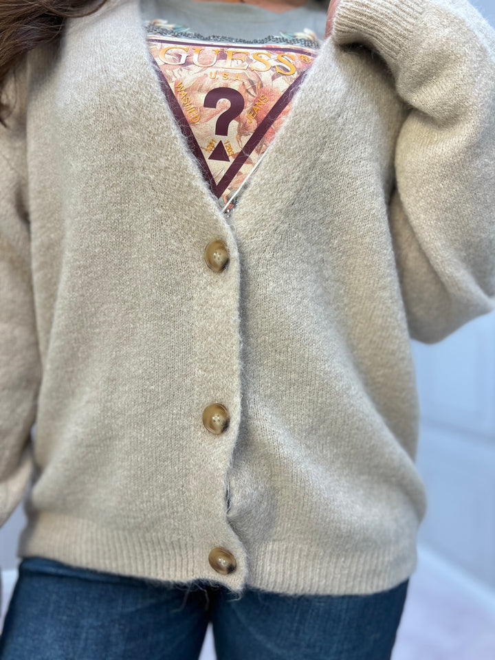 Costa Mani John Cardigan Sand