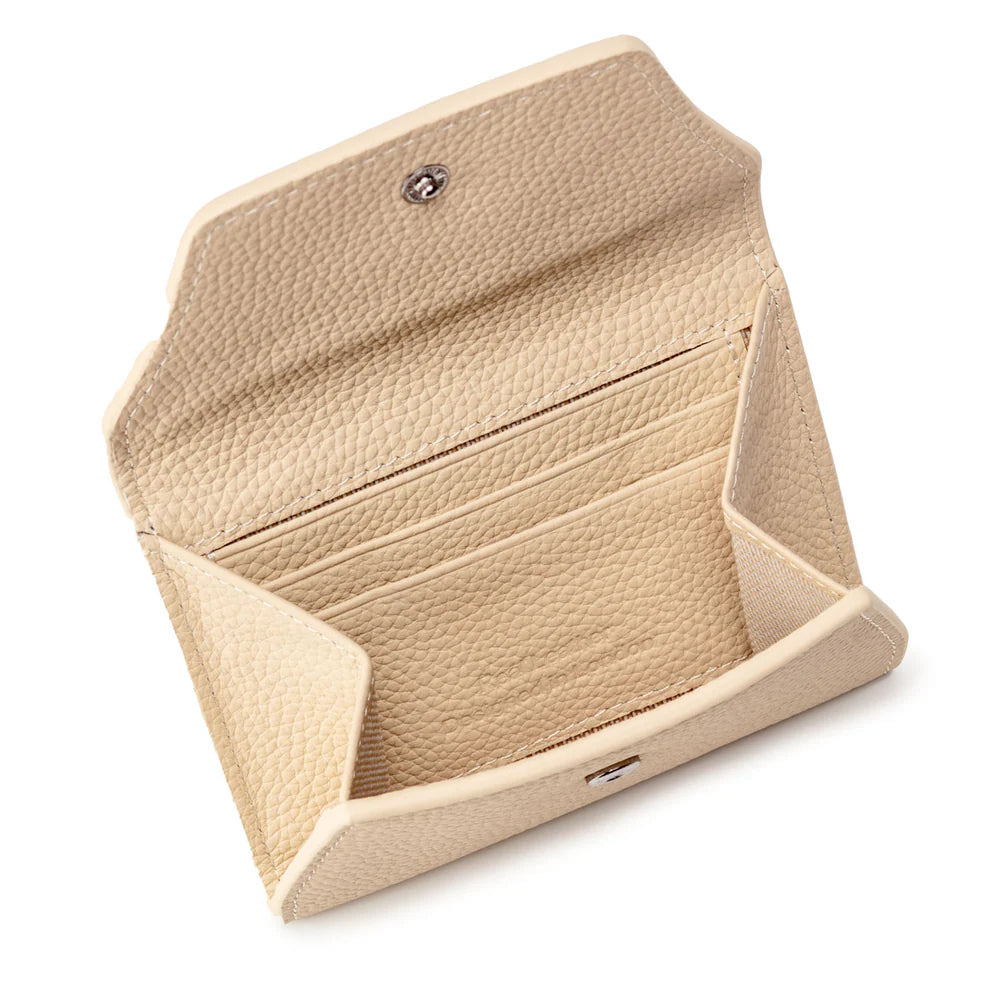 Elie Beaumont Stone Folding Wallet Cardholder