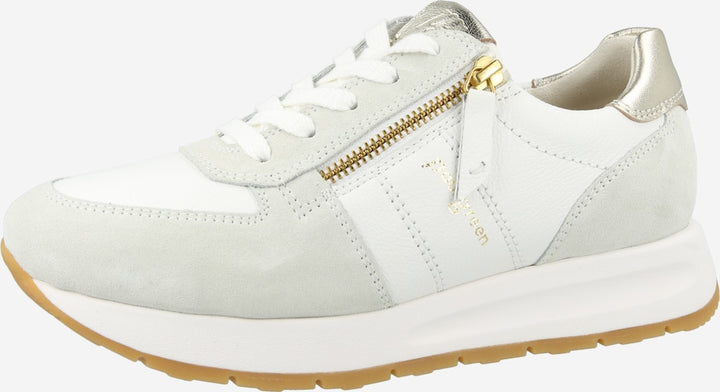 Paul Green Suede Maincalf Milk/White Runner