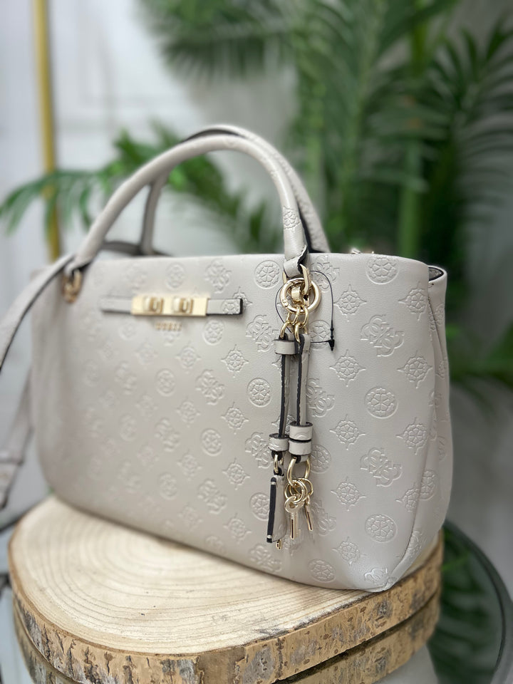 Guess Carmella Bone Logo Girlfriend Handbag