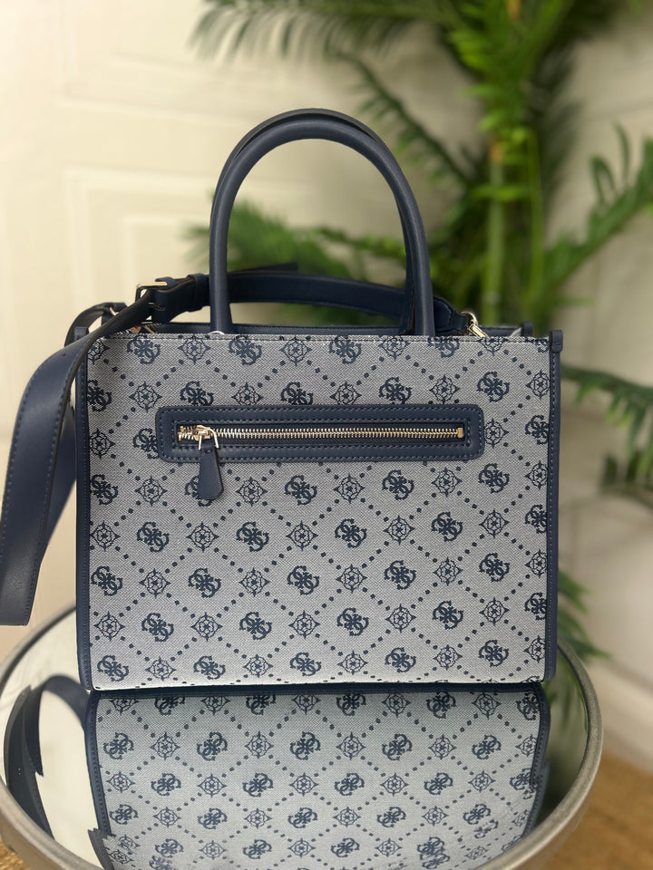 Guess Neda 4G Navy Logo Handbag