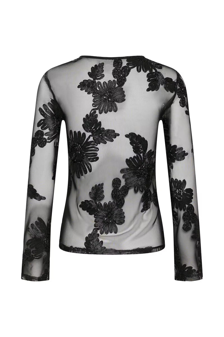 Kaffe Kajulianne Black Deep T-Shirt