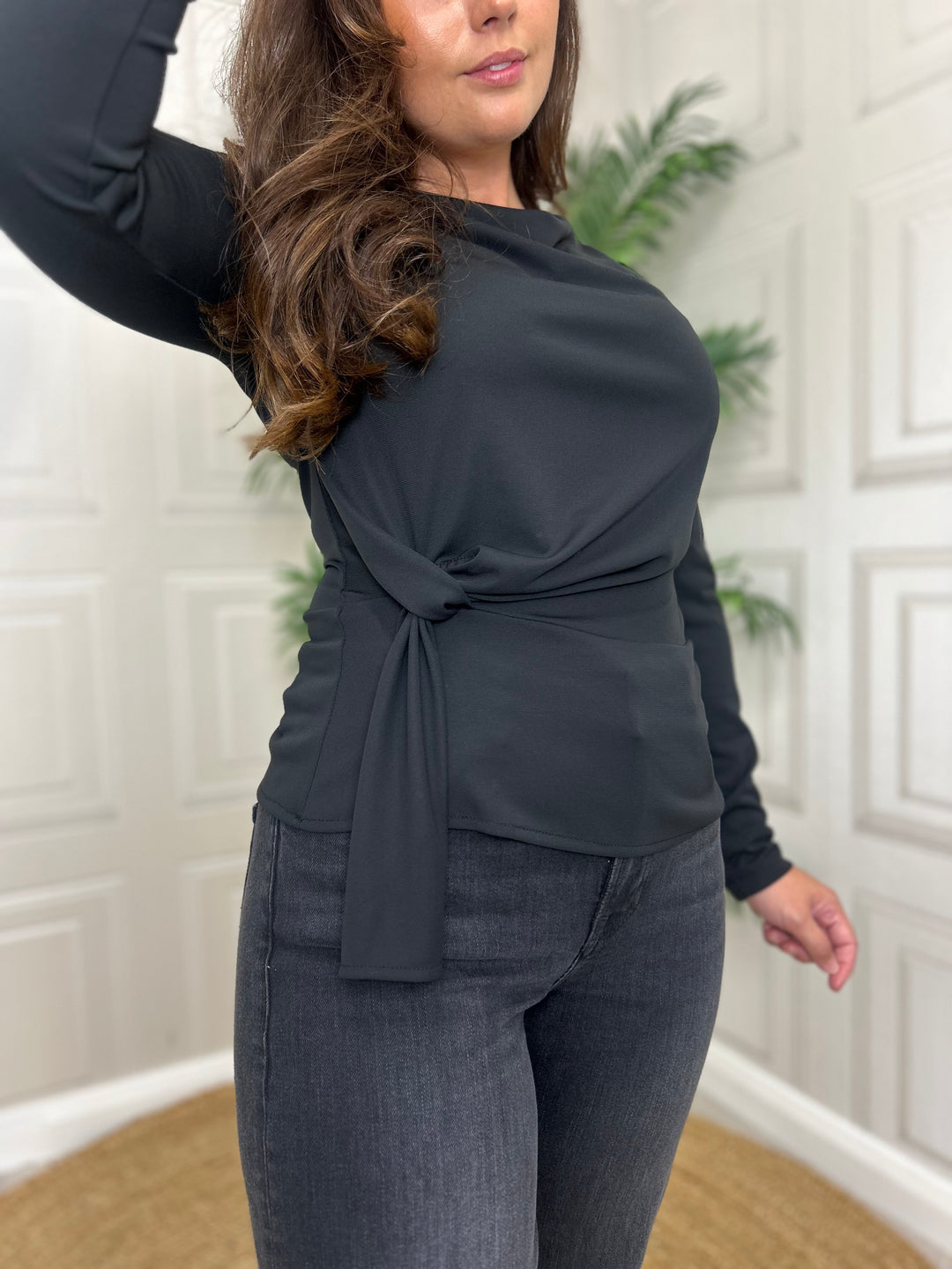 Bariloche Segontia Black Blouse