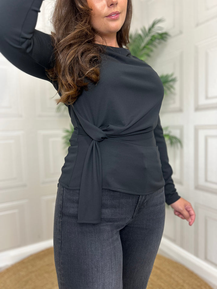 Bariloche Segontia Black Blouse
