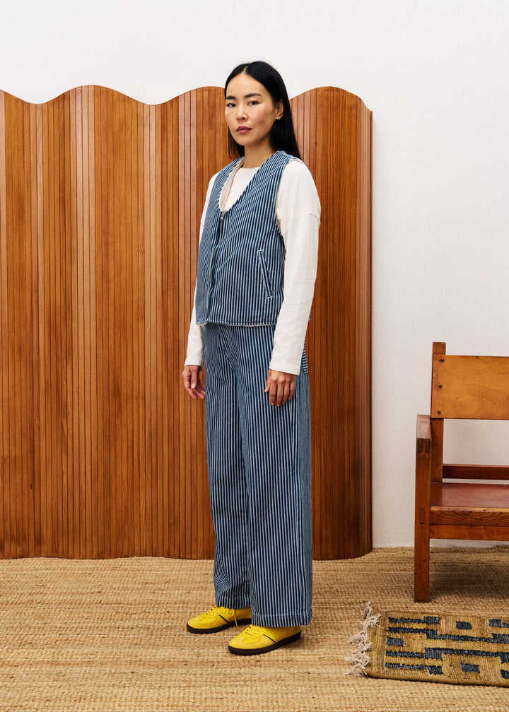 Frnch Paris Gilet Cymric Blue Jeans