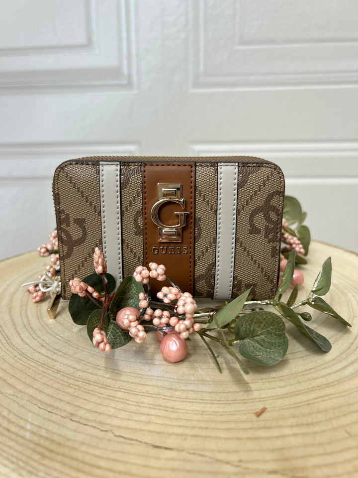 Guess Erenia Latte Logo Purse