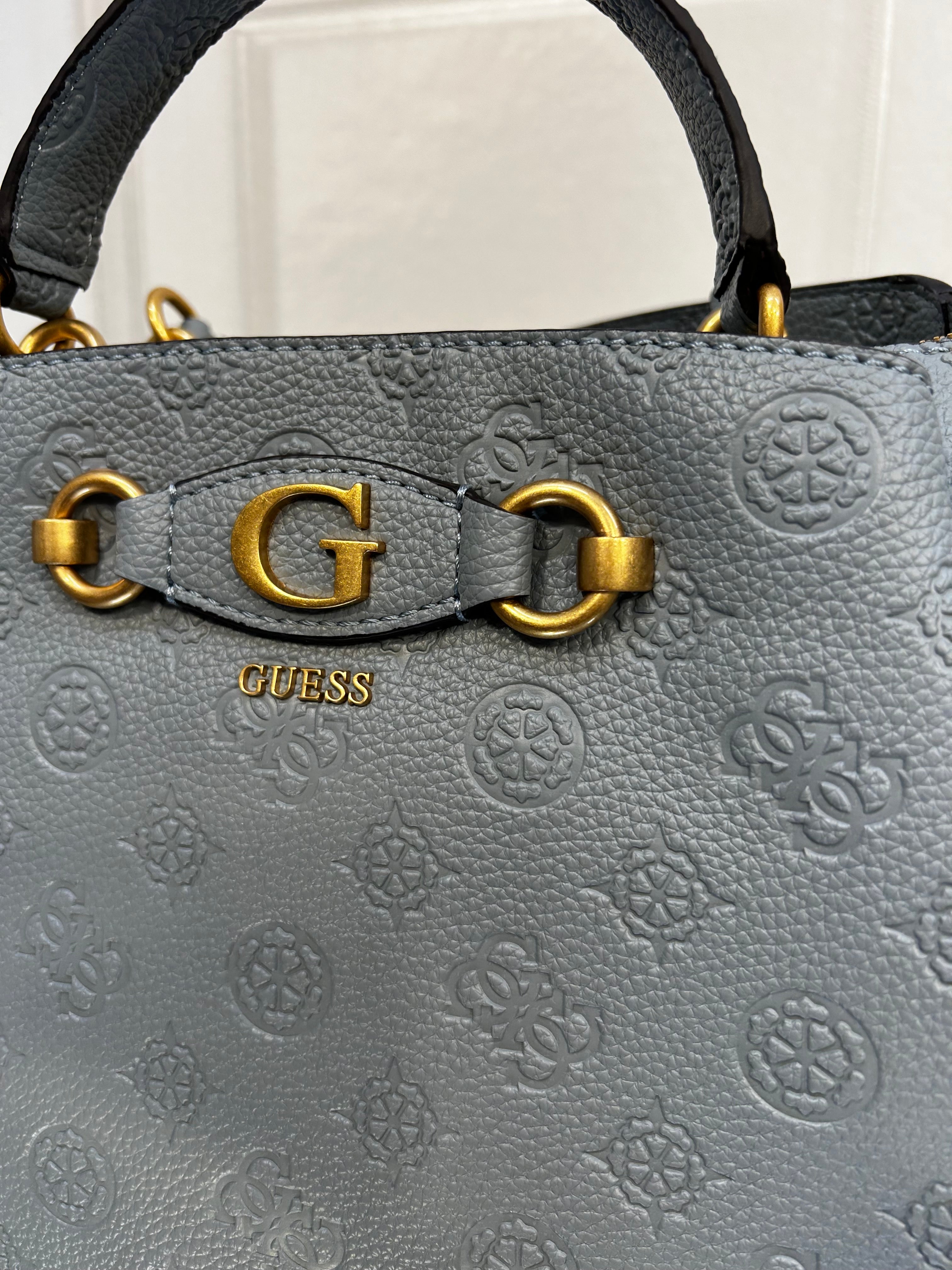 Handbag GUESS Grey in Polyester - 37059908