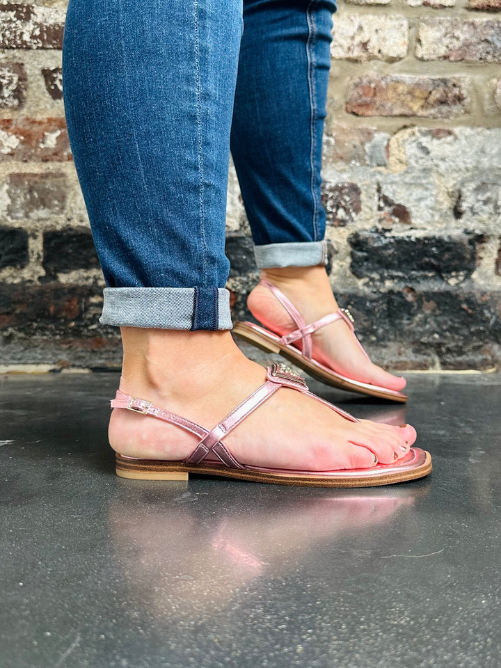 Guess Rainey Pink Flat Sandal