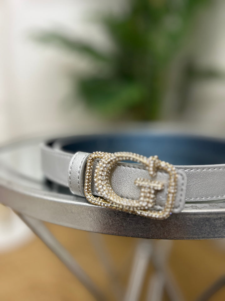 Guess Zalina Reversible Belt Sliver
